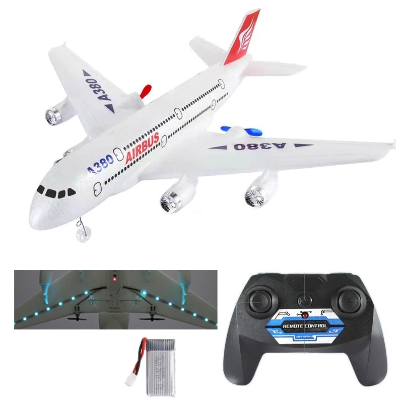 Airbus A380 RC Airplane Boeing 747 RC Plane Remote Control Aircraft 2.4G Fixed Wing Plane Model RC Plane Toys for Children Boys. 