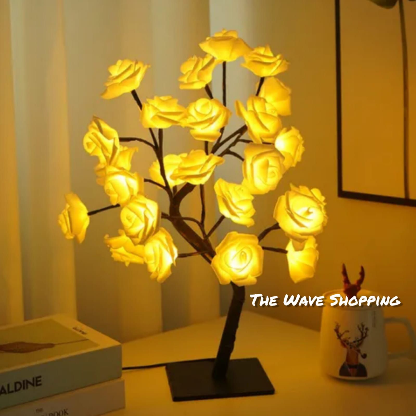 LED Rose Tree Table Lamp Light. 