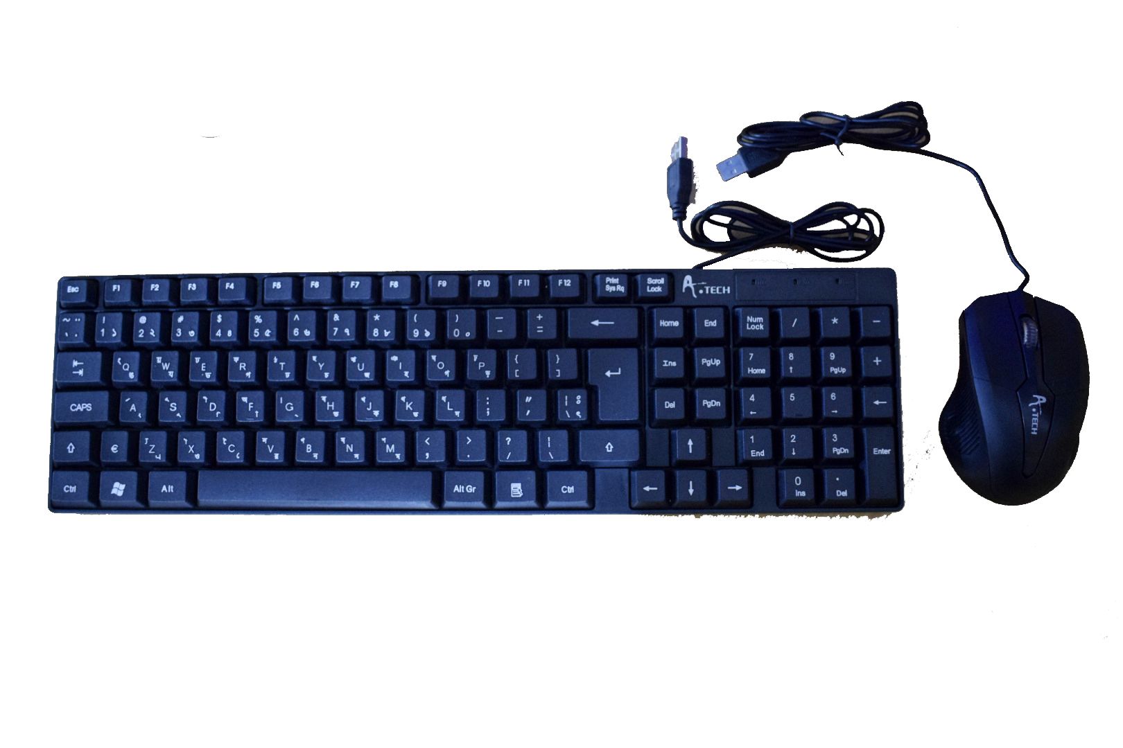 A.TECH (USB) optical Mouse model (Op185). 