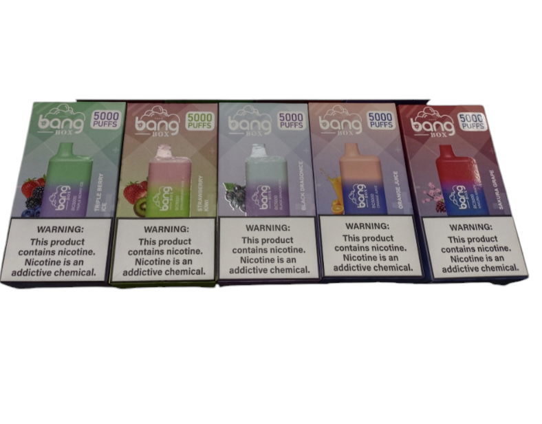 BongBox BC5000 Puff Sakura Grape V-ape e-sigaret. 