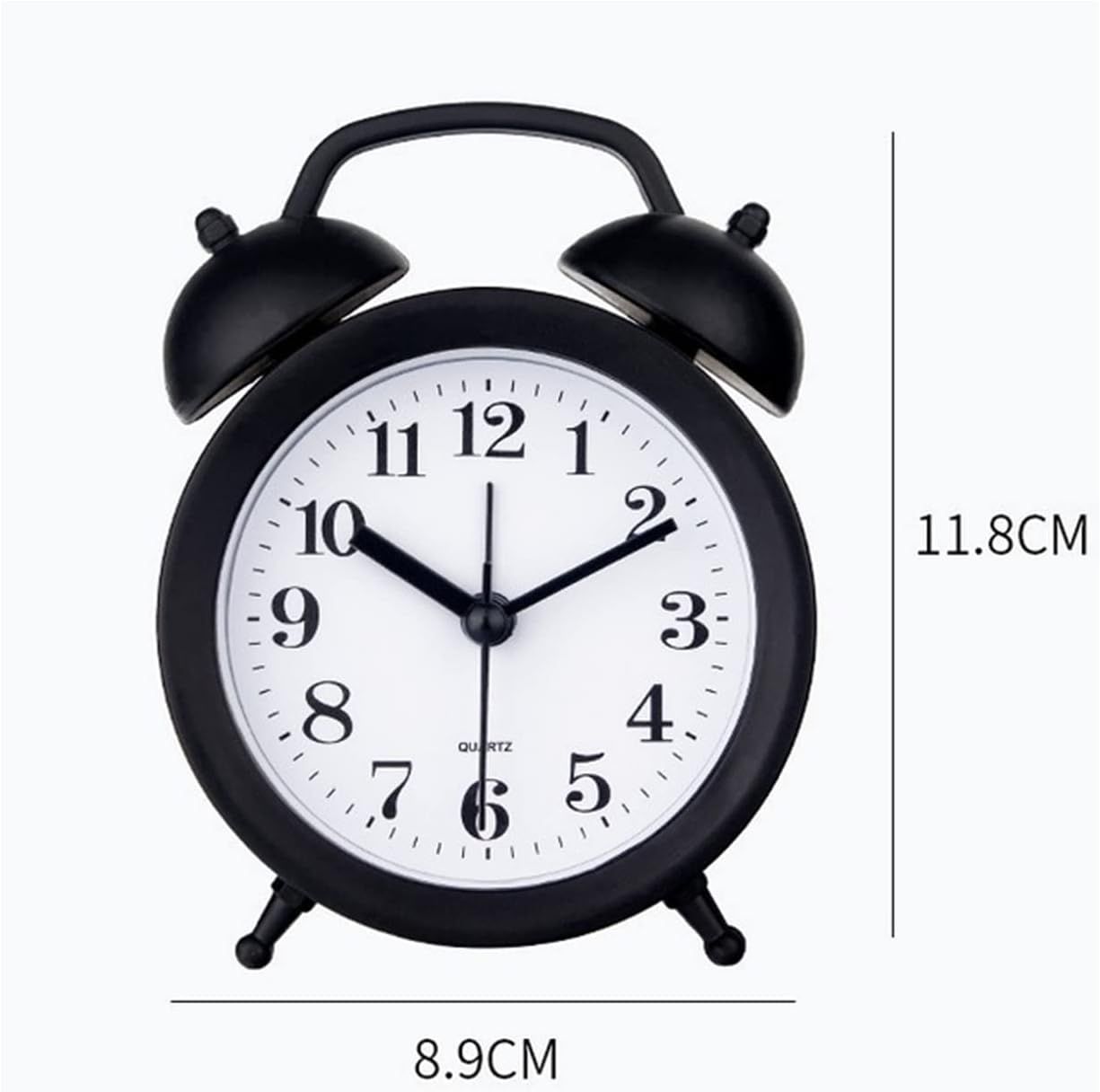 Ruyan Digital Alarm Clock, Battery Operated Long Battery Life Alarm Clock, Back Light Smart Temperature Clock LED Display Digital Backlight Calendar Desktop Snooze Mute Electronic Mini Alarm Watch /Snooze Function/Large Digit Display/Electronic Alarm Cloc. 