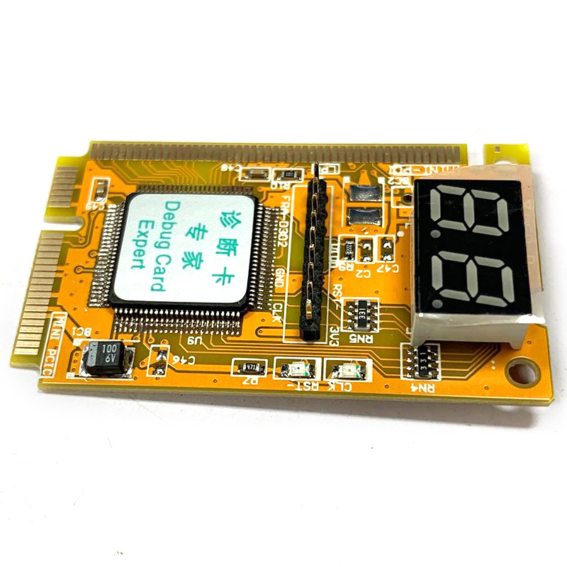 Mini PCI PCI-E Debug Card Expert Fault Diagnostic 2-Digit Laptop Computer Motherboard Post Tester PCI Express PC Analysis Card. 
