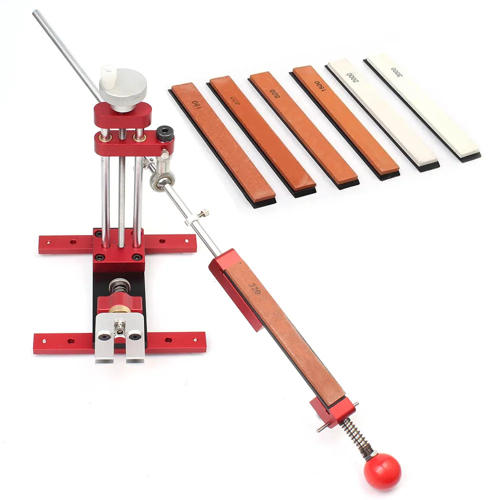 toohr Manual Precise Knife Sharpening Frame 360 Degree Fixed Angle Sharpener Whetstone Grinder Aluminum Sharpening Tools. 