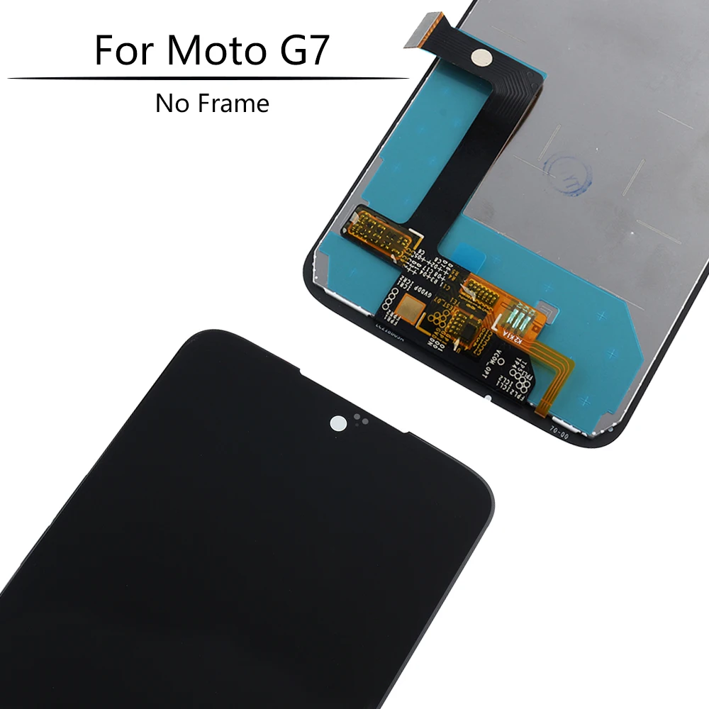 Original For Motorola Moto G7 XT1962 LCD G7 Play Display Touch Screen Digiziter Assembly For Moto G7 Power XT1952 XT1955 G7 Plus. 