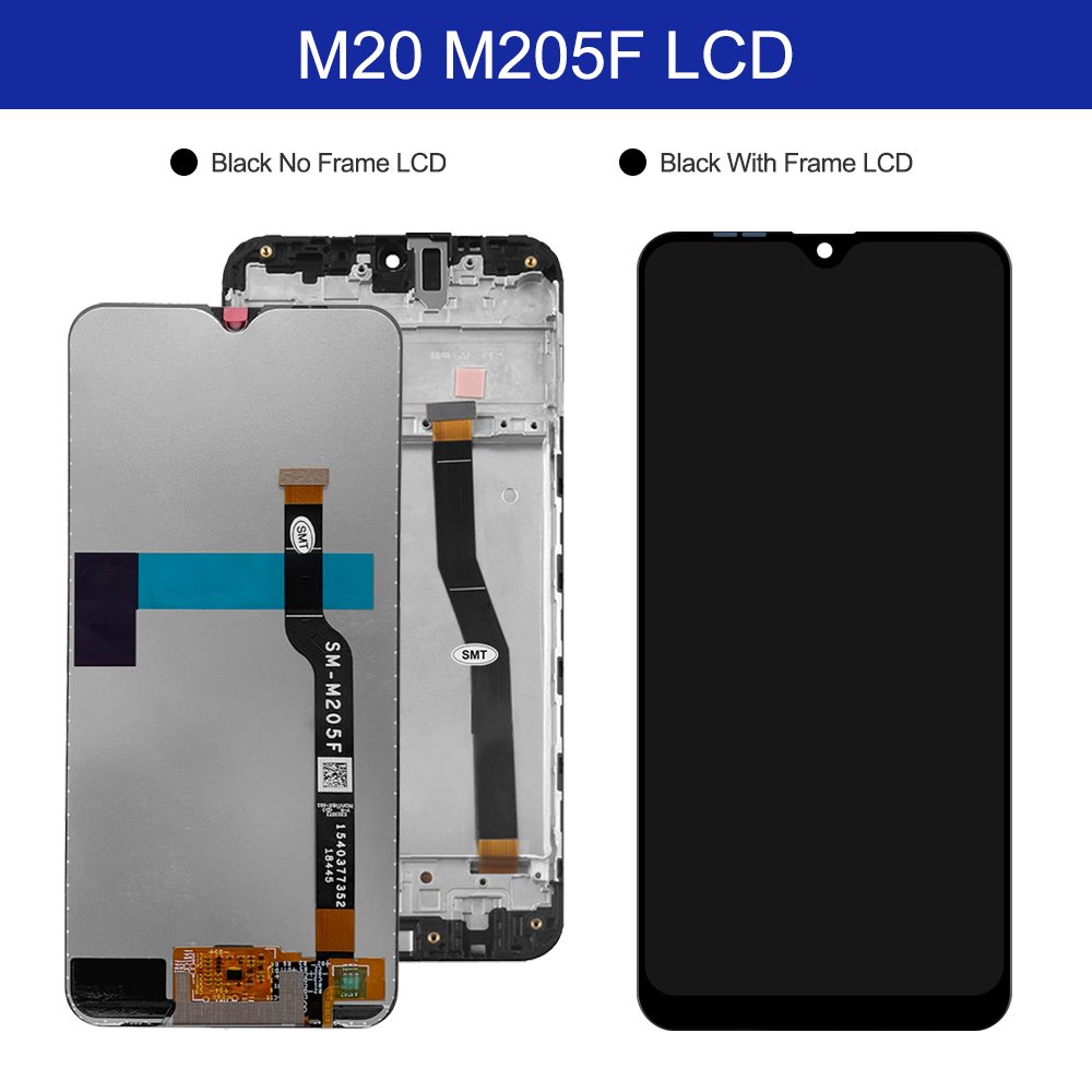 With Frame Samsung M20 Original Display Price LCD For Samsung