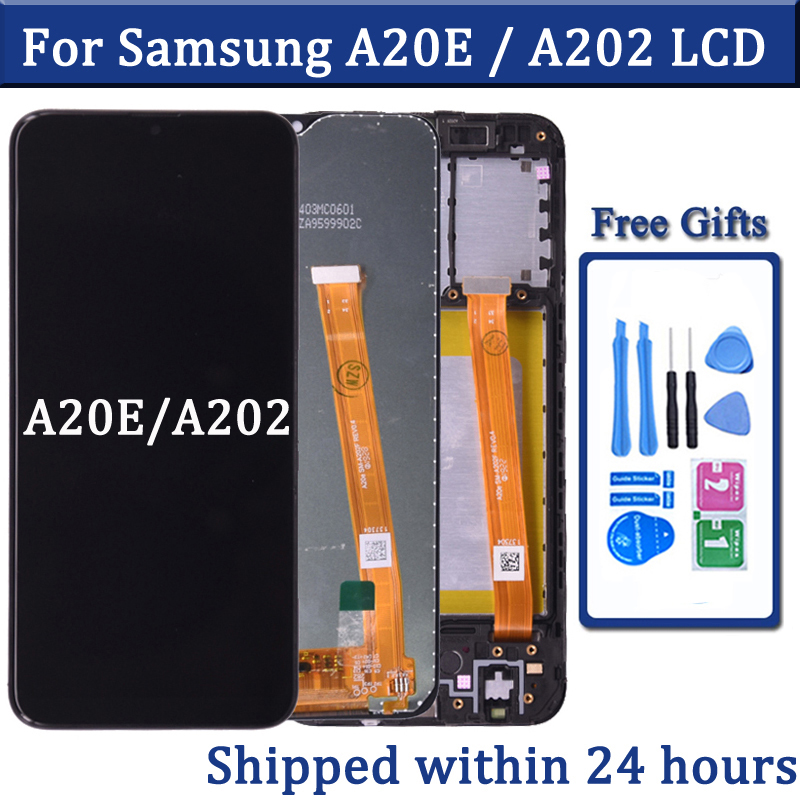 LCD Screen For Samsung A20e LCD A202 A202K A202F Display Replacement Touch screen Digitizer Assembly Repairment
