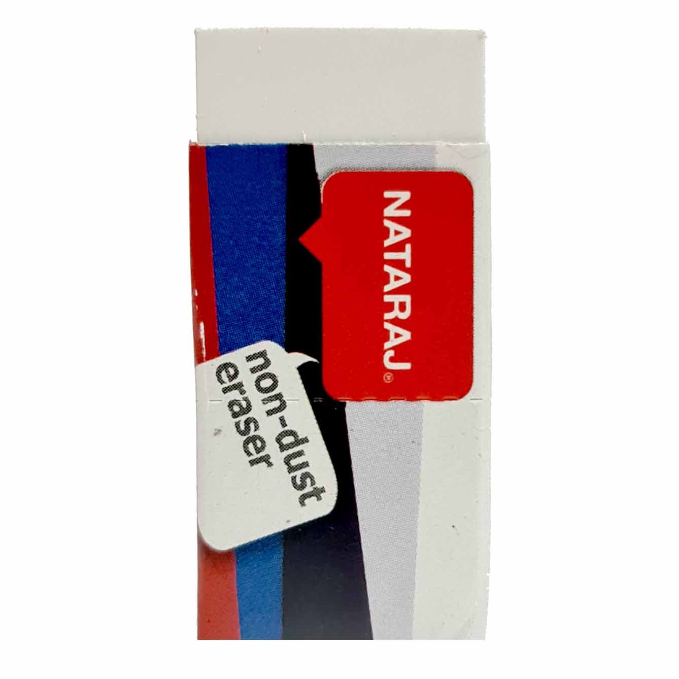 12 pcs Nataraj non-dust eraser