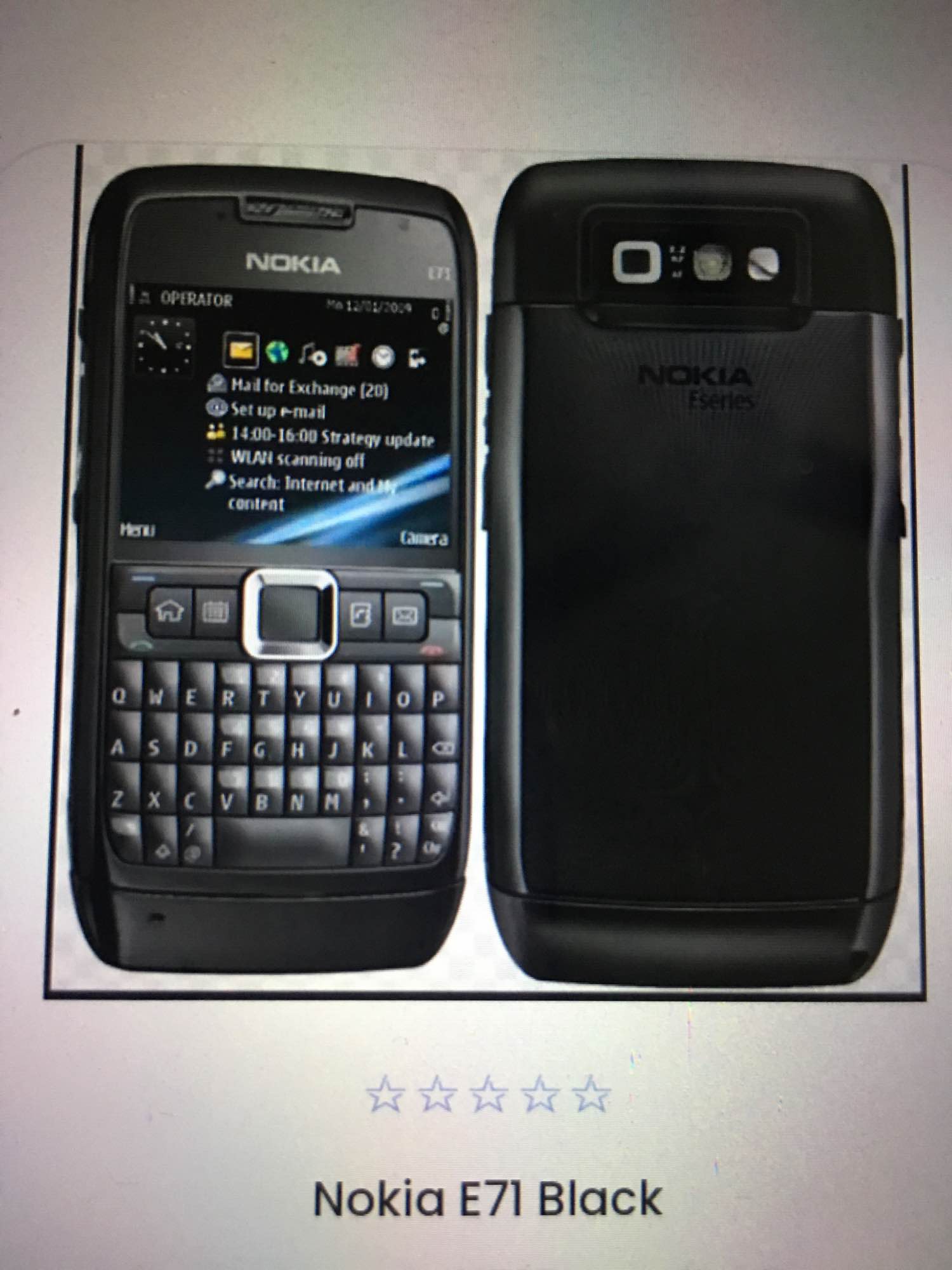 NOKIA MOBILE CASING WITH BODY FOR MODEL E-71