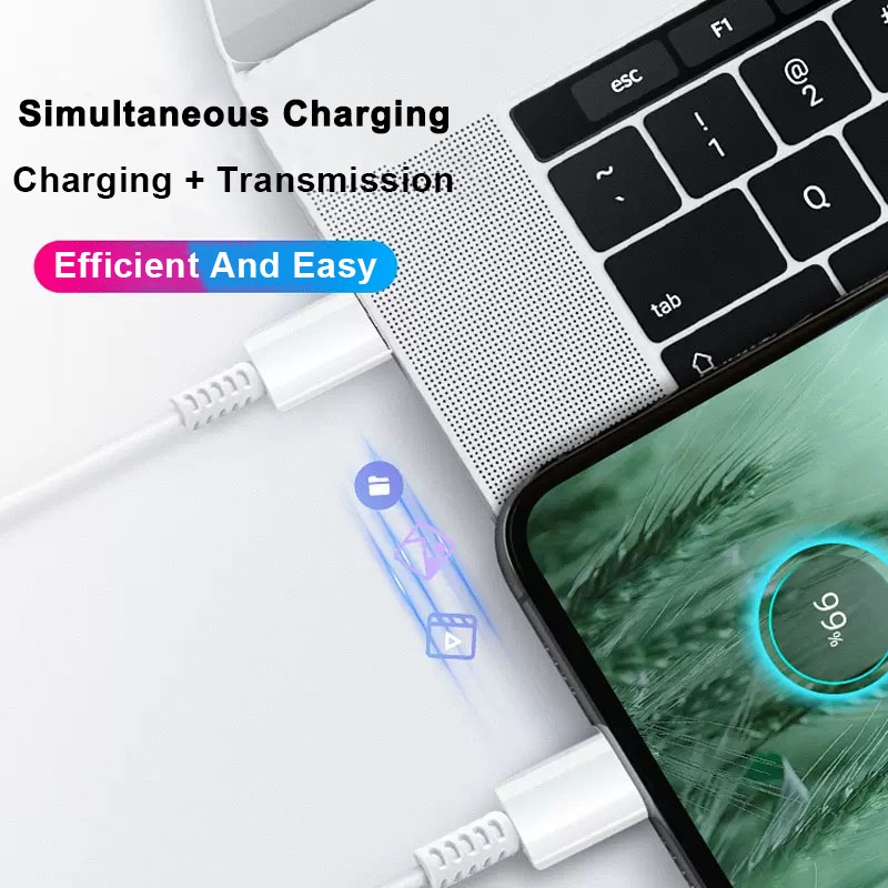 PD3.0 Fast Charging Cable for Samsung Galaxy S23 S22 5G S21 S20 Ultra Note 20 10 A71 Fast Charging Usb C To Usb C Data Cable. 