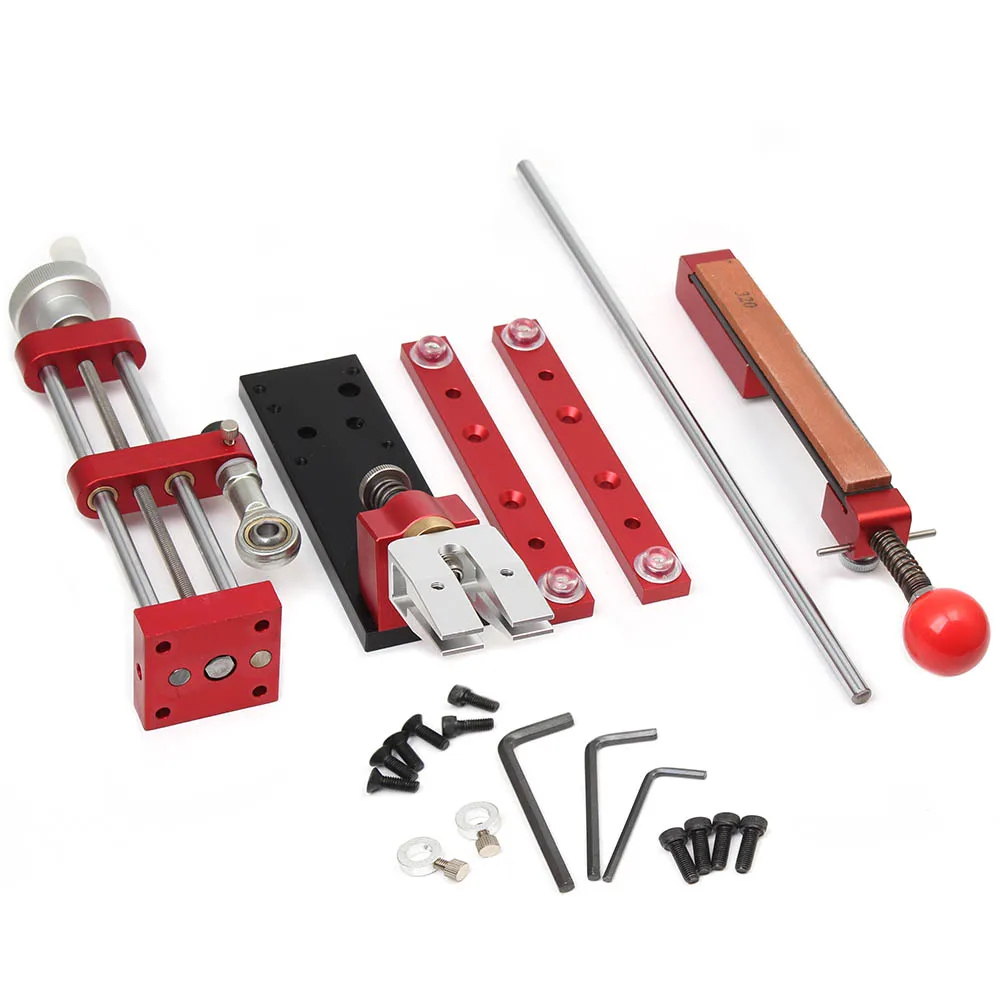 toohr Manual Precise Knife Sharpening Frame 360 Degree Fixed Angle Sharpener Whetstone Grinder Aluminum Sharpening Tools. 