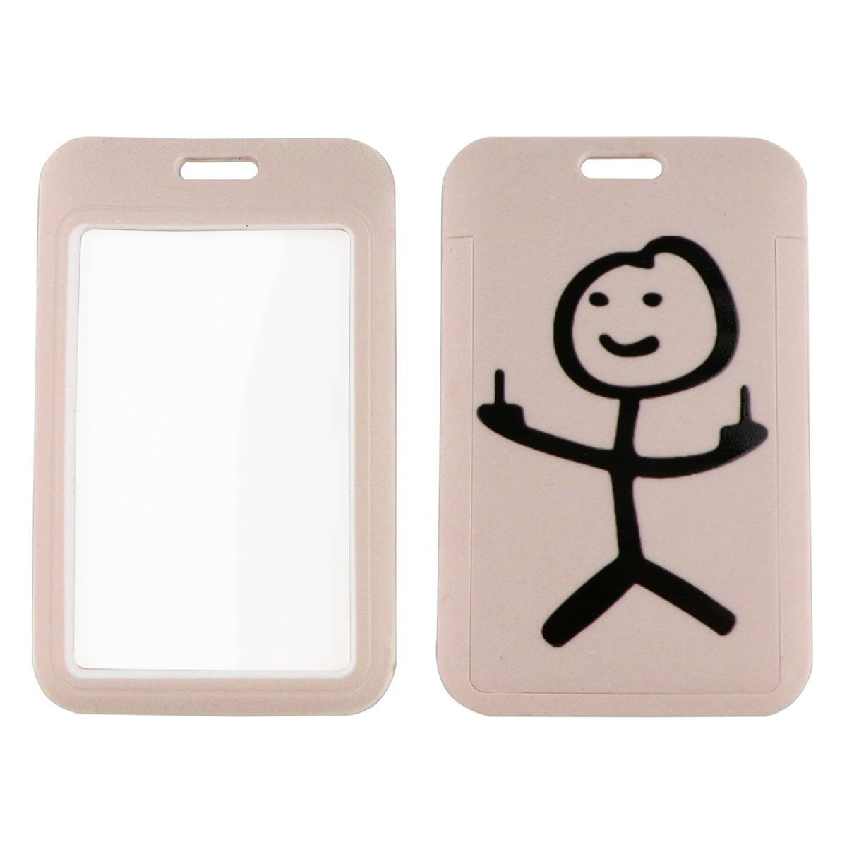 Cute Middle Finger Stickman Keychain Neck Strap Lanyard For Keys Badge Holder ID Credit Card Pass Hang Rope Keyrings Accessories. 