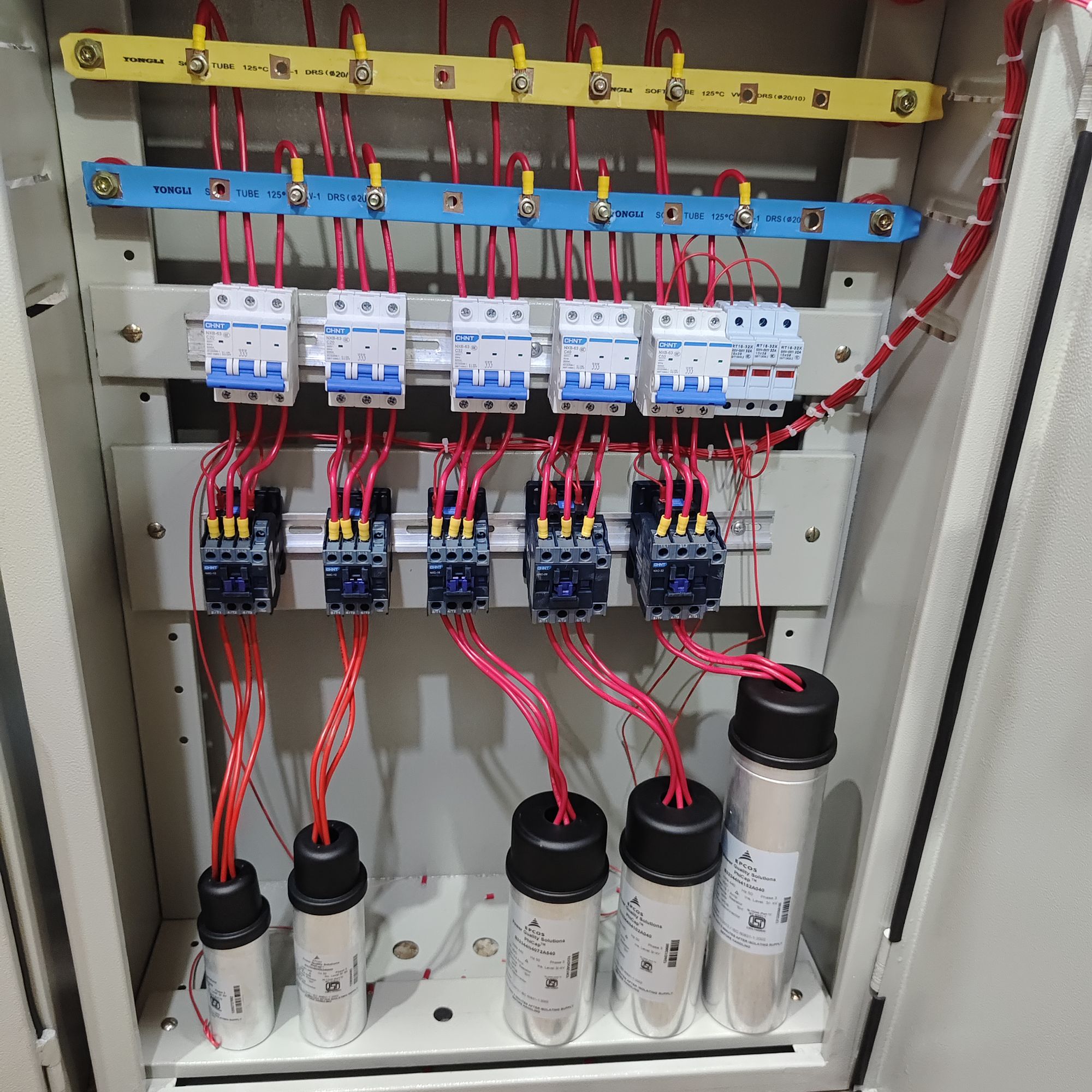 40 KVAR PFI WITH CHINT MAGNETIC CONTACTOR AND EPCOS CAPACITOR. 