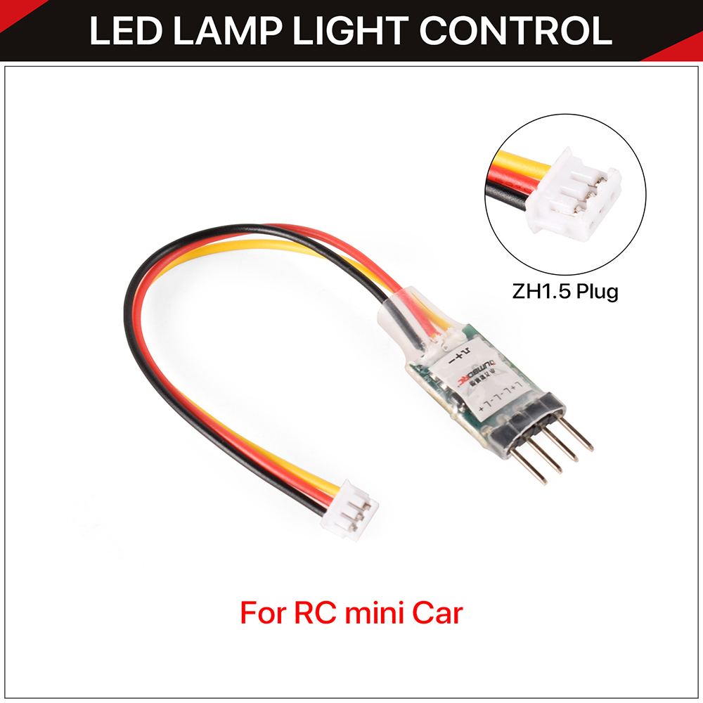 DUMBORC RC Light Controller LED Switch Panel System Turn on/Off 3CH for RC Car Vehicle RC Mini Car Fixed Wing Aircraft Parts. 