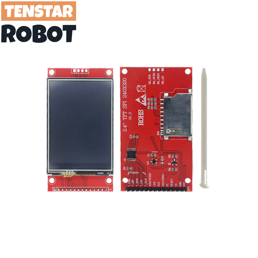 2.4 2.8 Inch SPI TFT LCD Touch Panel ILI9341 Chicp Serial Port Module With PBC  240x320 SPI Serial Display With Touch Pen. 