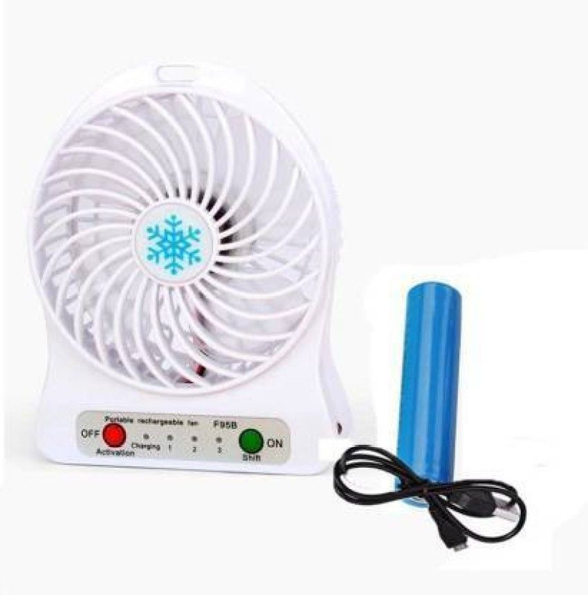 Portable mini Rechargeable Fan with LED. 