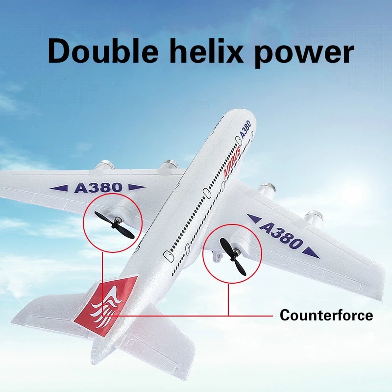 Airbus A380 RC Airplane Boeing 747 RC Plane Remote Control Aircraft 2.4G Fixed Wing Plane Model RC Plane Toys for Children Boys. 