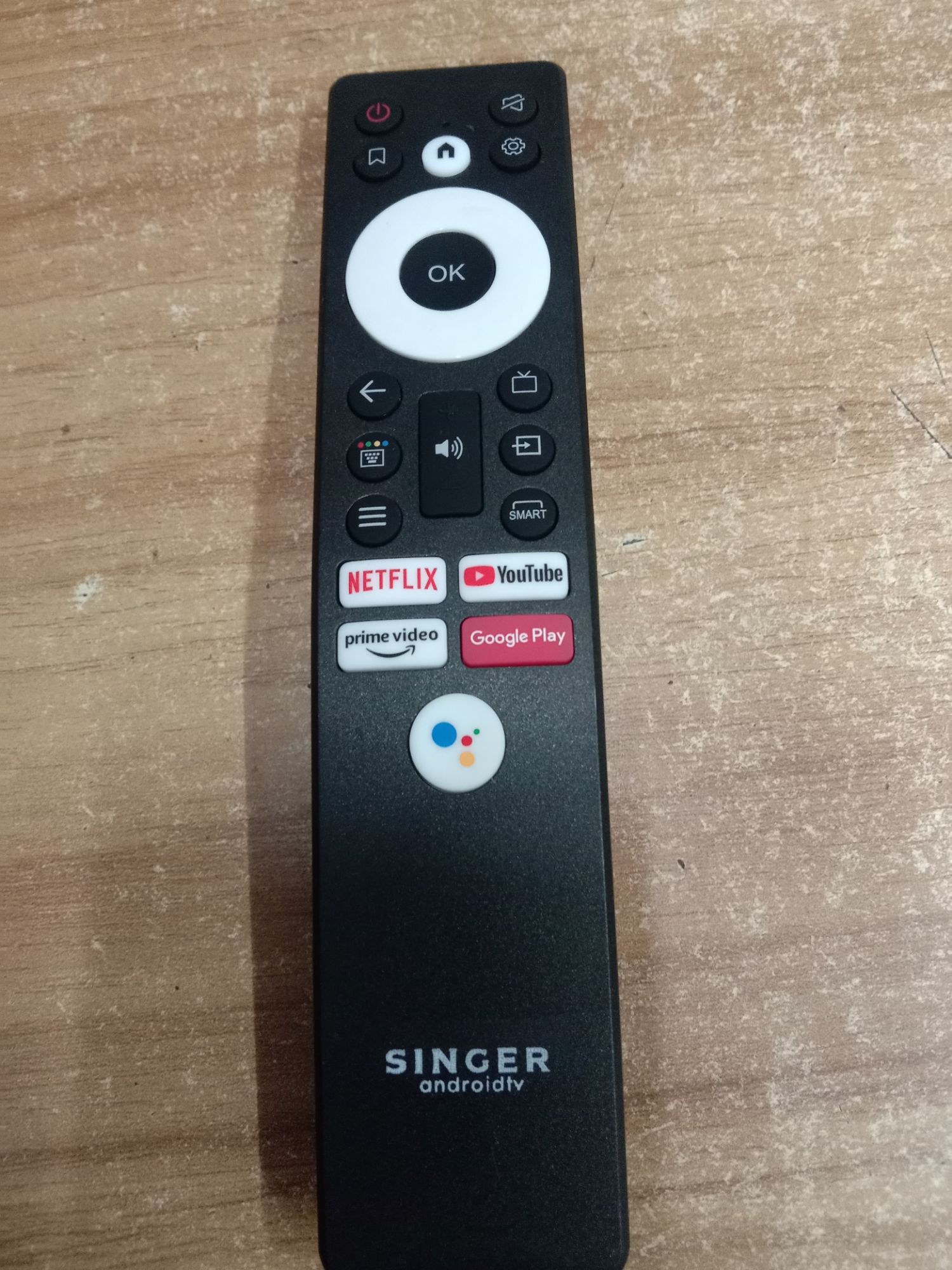 Singer Android Voice Remote Control. 