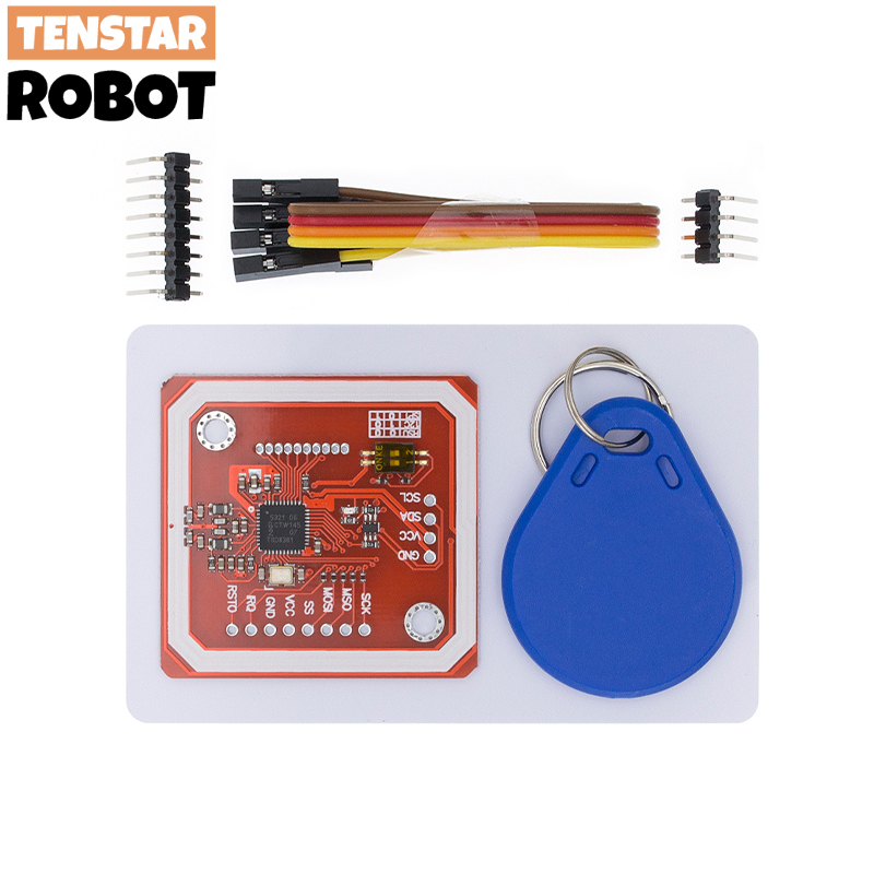 TENSTAR ROBOT PN532 NFC RFID Wireless Module V3 User Kits Reader Writer Mode IC S50 Card PCB Attenna I2C IIC SPI HSU. 