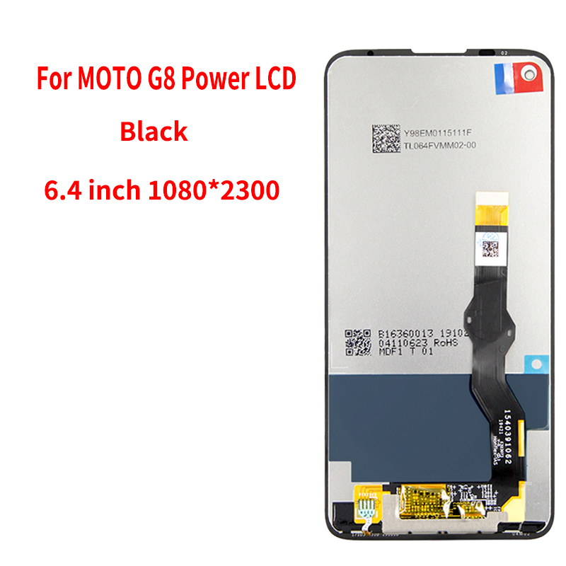 AMOLED 6.4" For Motorola Moto G8 Power LCD Display Touch Digiziter Assembly For G8 Power XT2041-1, XT2041-3 Screen Replacement. 