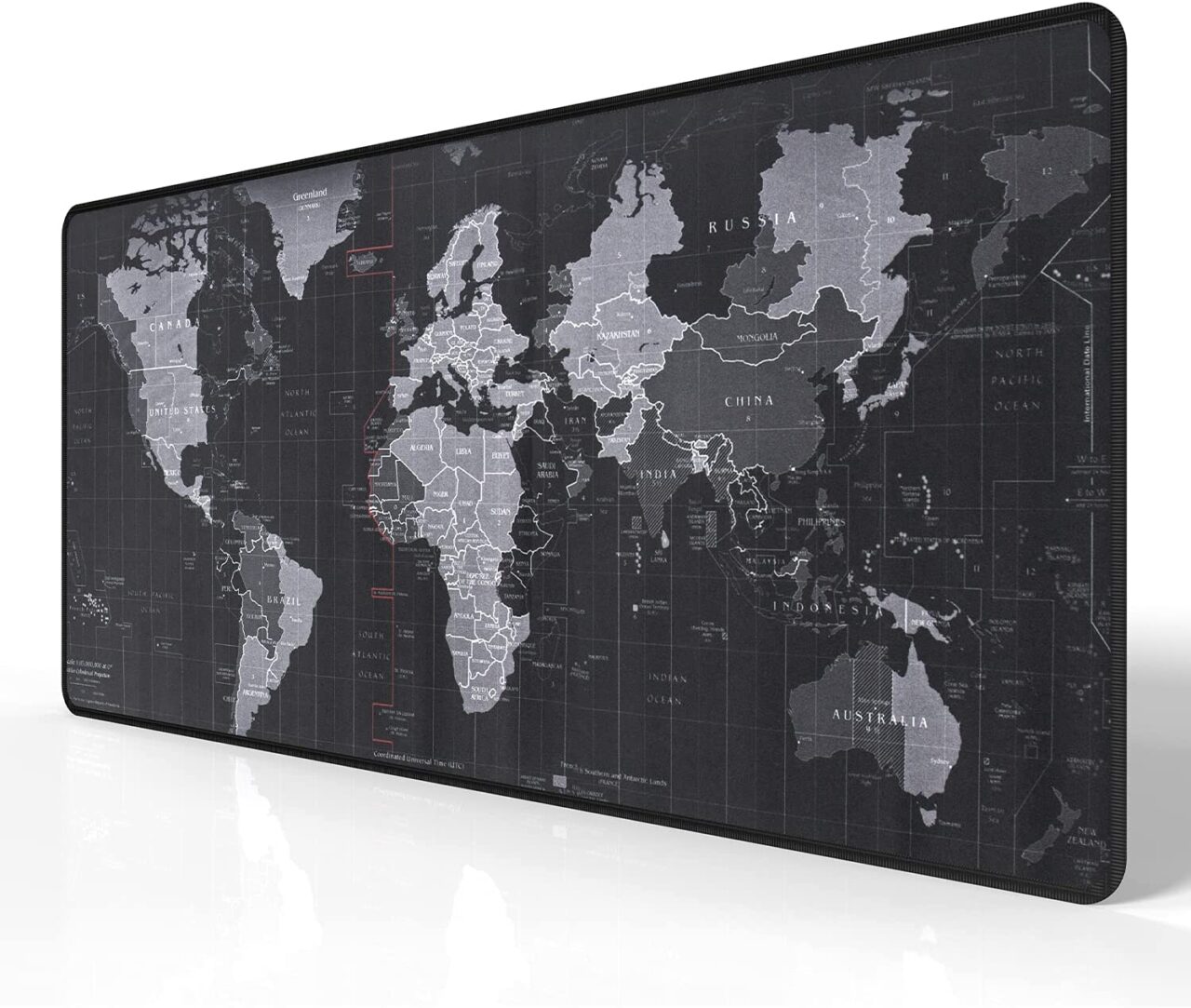 Extended Super Large World Map Design Mousepad