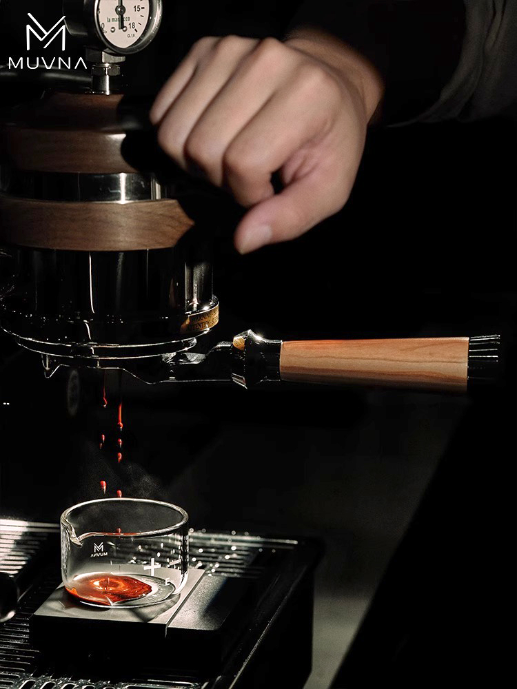 MUVNA Espresso Bottomless Portafilter 2 Ears 58MM Coffee Products Stainless Steel With E61, ECM, Rocket, Sanremo, Faema. 