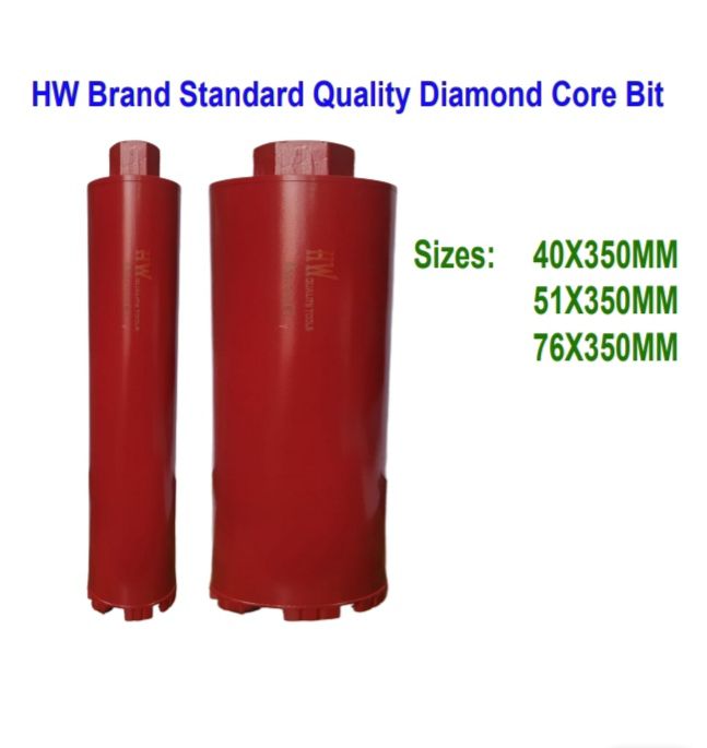 Hw Brand Standard Quality Diamond Core Bit - Elevate Drilling Experience With Hw Brand Standard Quality Diamond Core Bit, Ensuring Precision