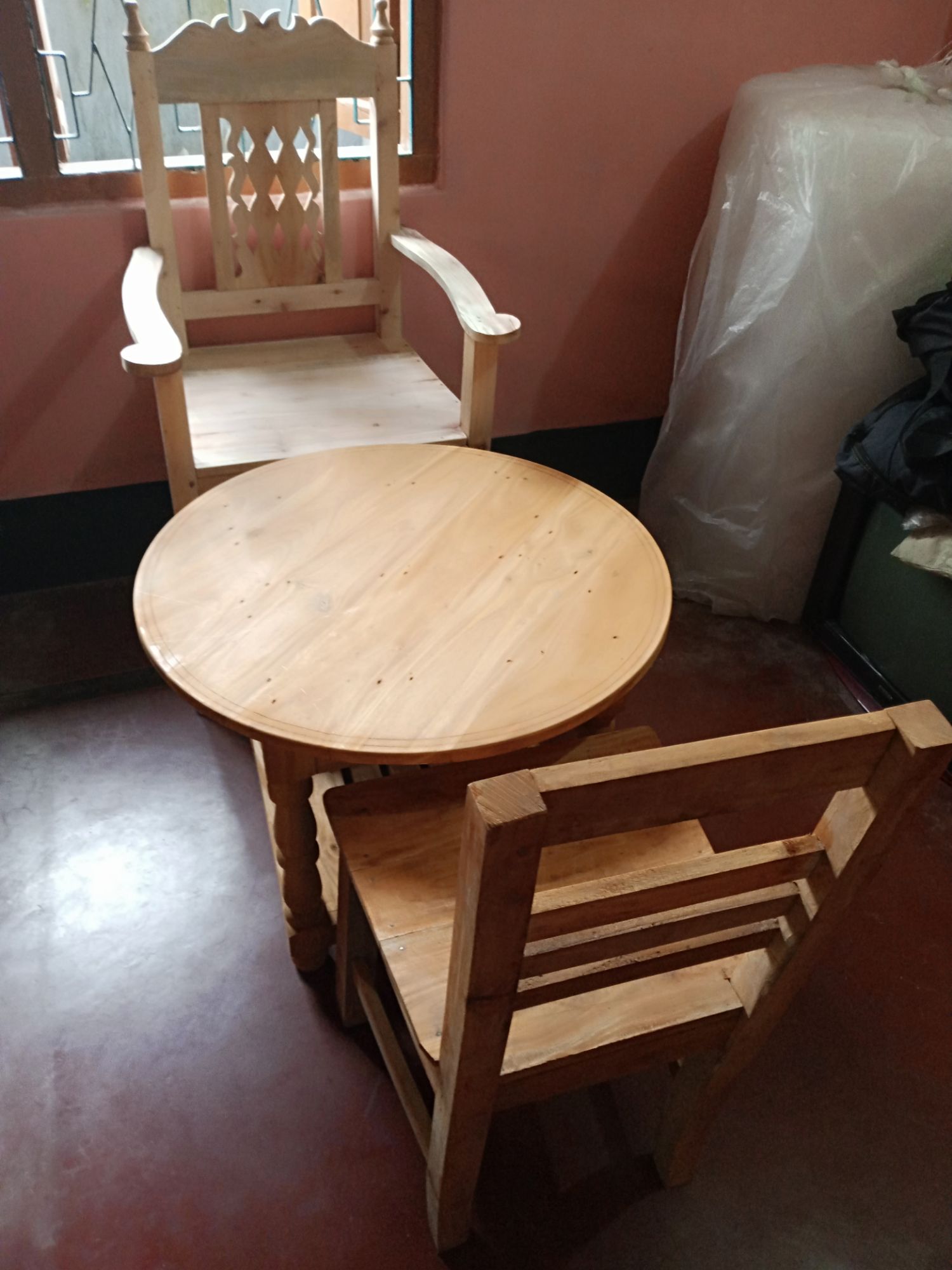 1 table 2 chair set secret meeting table secret dealing table TR coffee table office or store table. 