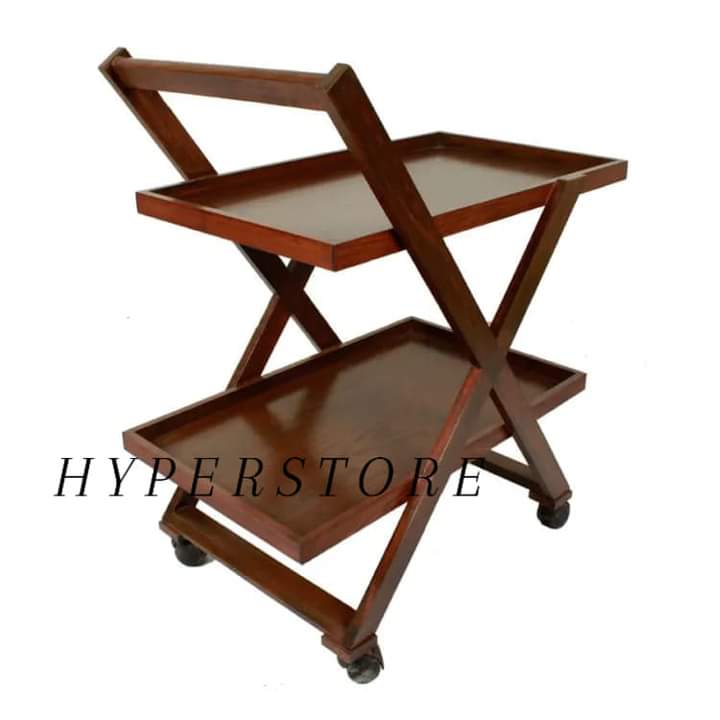 Foldable Tea Trolley/ Tea Trolley/ Tea Trolley with easy storage. 
