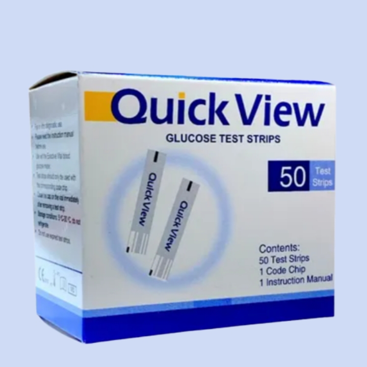 Quick View blood glucose test Strip 50 PCS