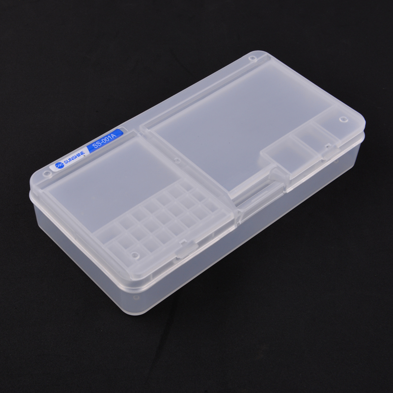 SUNSHINE SS-001A Multi-Functional Mobile Phone Repair Storage Box for IC Parts & Smartphone Opening Tools Collector. 