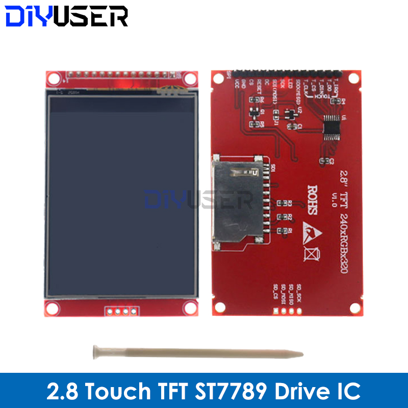 1.8" TFT 2.4" TFT 2.8" TFT With Touch display 240*320 Smart Display ScreenDrive IC ILI9341 ST7789 Drive IC Module. 