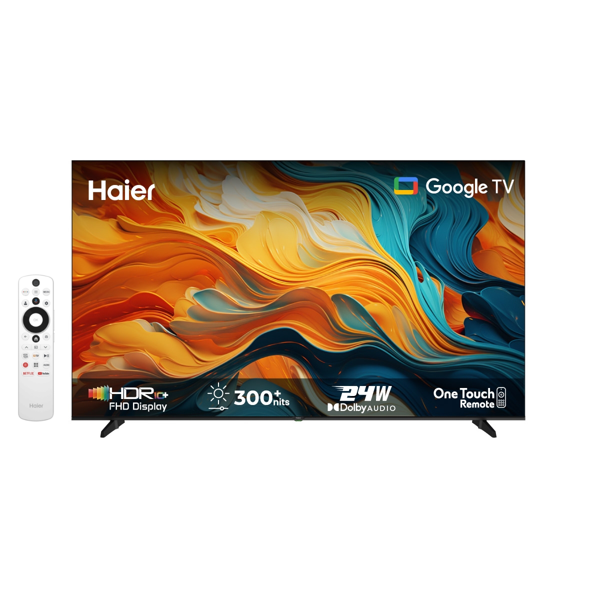 Haier 43 Inch FHD Google TV H43K85FFX With Offical Warranty. 