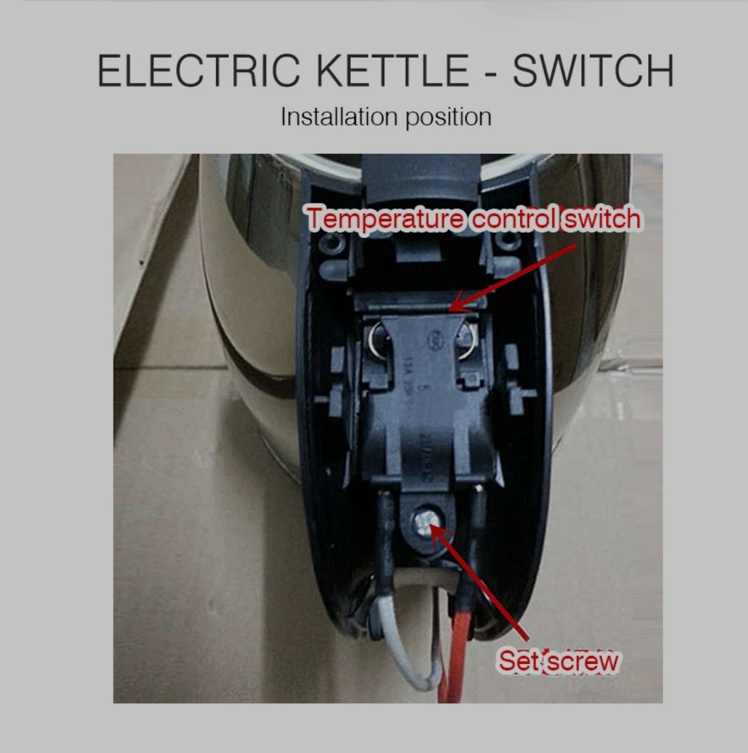16A Electric Kettle switch 1pcs. 