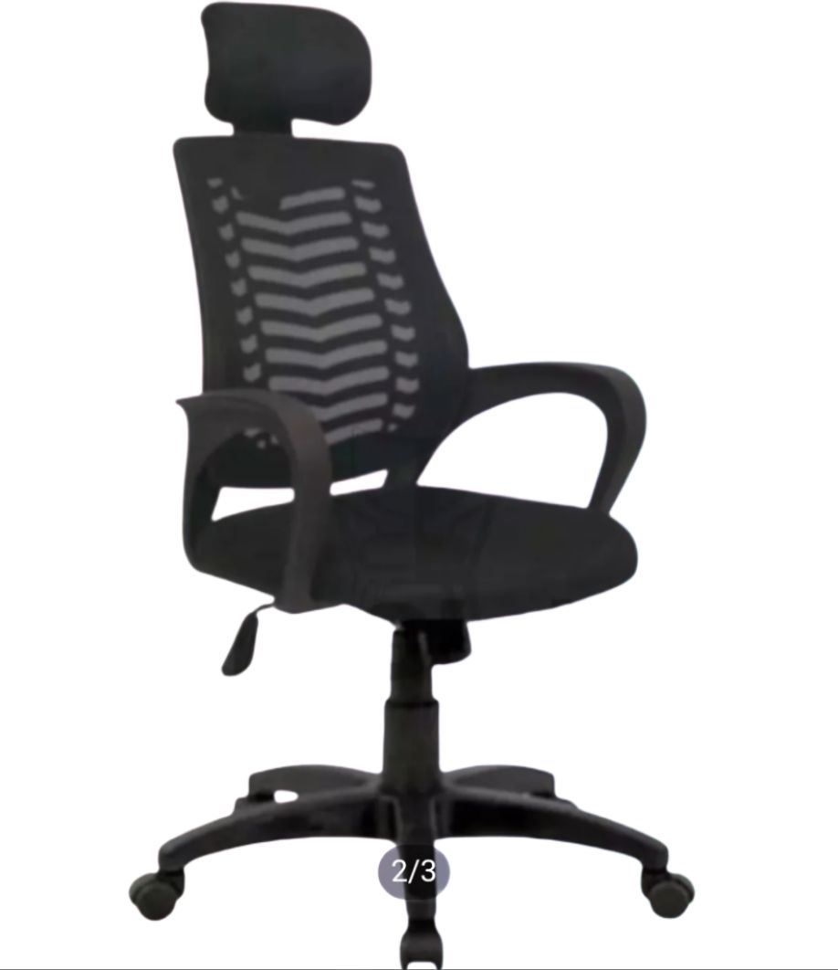 CWEC05PB (Vmash Black Revolving Chair with Headrest) chair Daraz