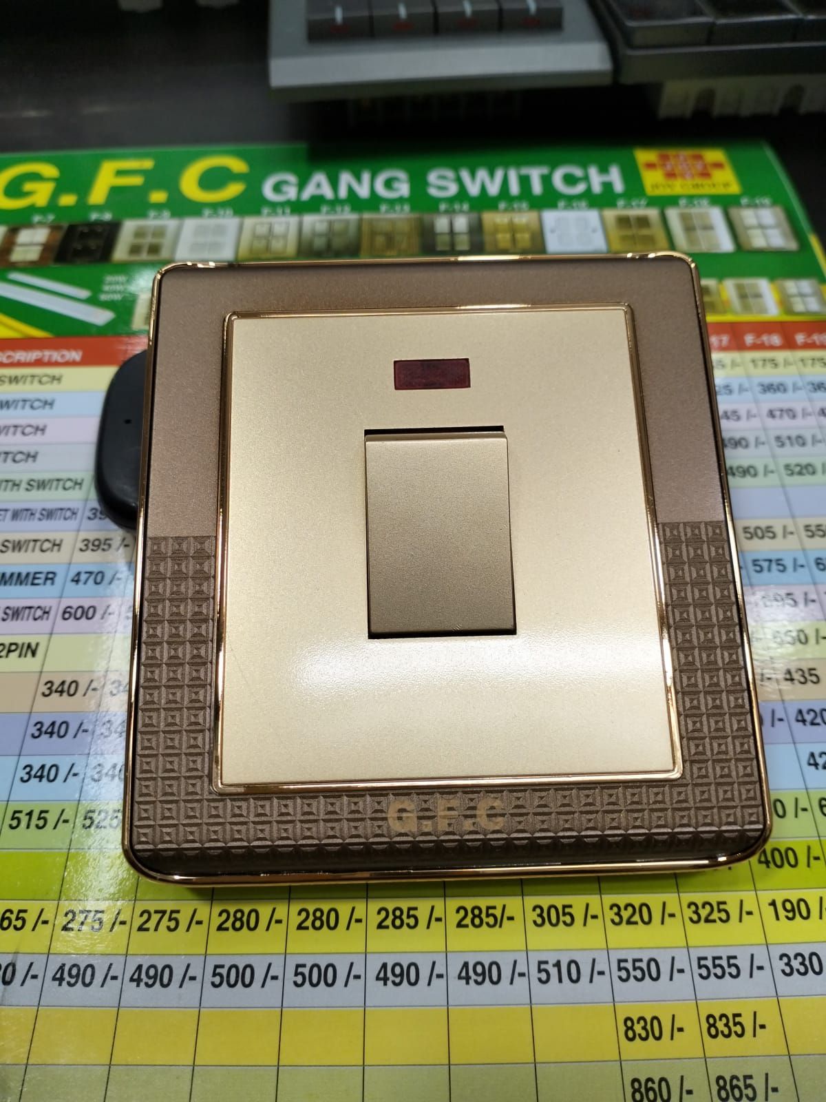 g.f.c.dv single socket switch professional high quality. 