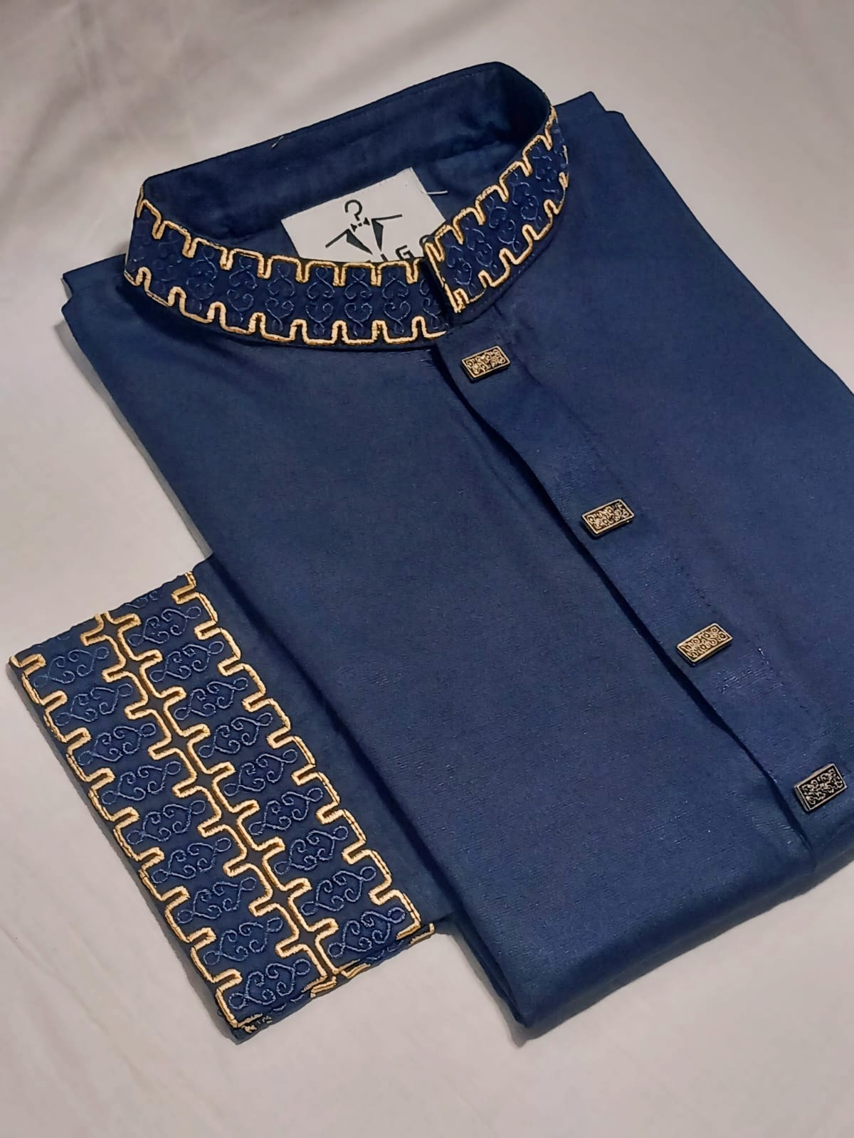 Nevy blue Panjabi with Ambodari. Soft Cotton, Panjabi for men Brand new design. Stylish and trendy Item