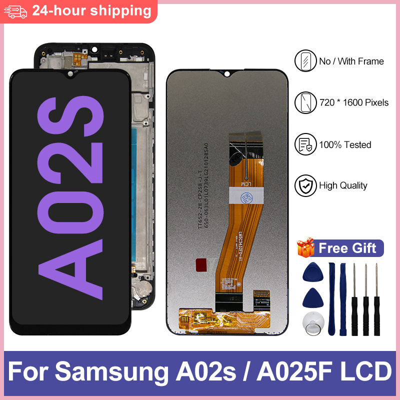 For Samsung Galaxy A02S Display SM-A025G/DS LCD Touch Screen Digitizer Display For Samsung A02S LCD SM-A025F/DS SM-A025G/DS