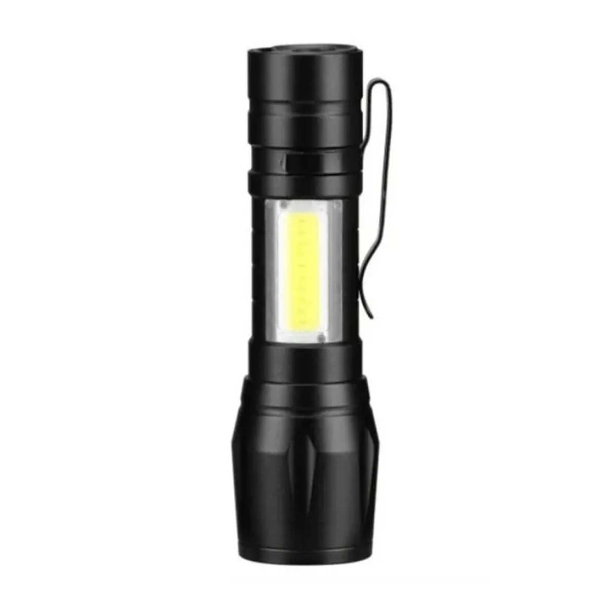 Recharge-able Flashhlight Torch LED USB Portable Torches 3 Modes Mini Camping Lighting - Torch Light. 