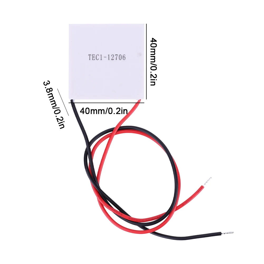 1-10PCS TEC1-12706 Heatsink Thermoelectric Cooler 12V 5.8A Peltier Elemente Module 40x40MM for Cooling for Power Generation. 