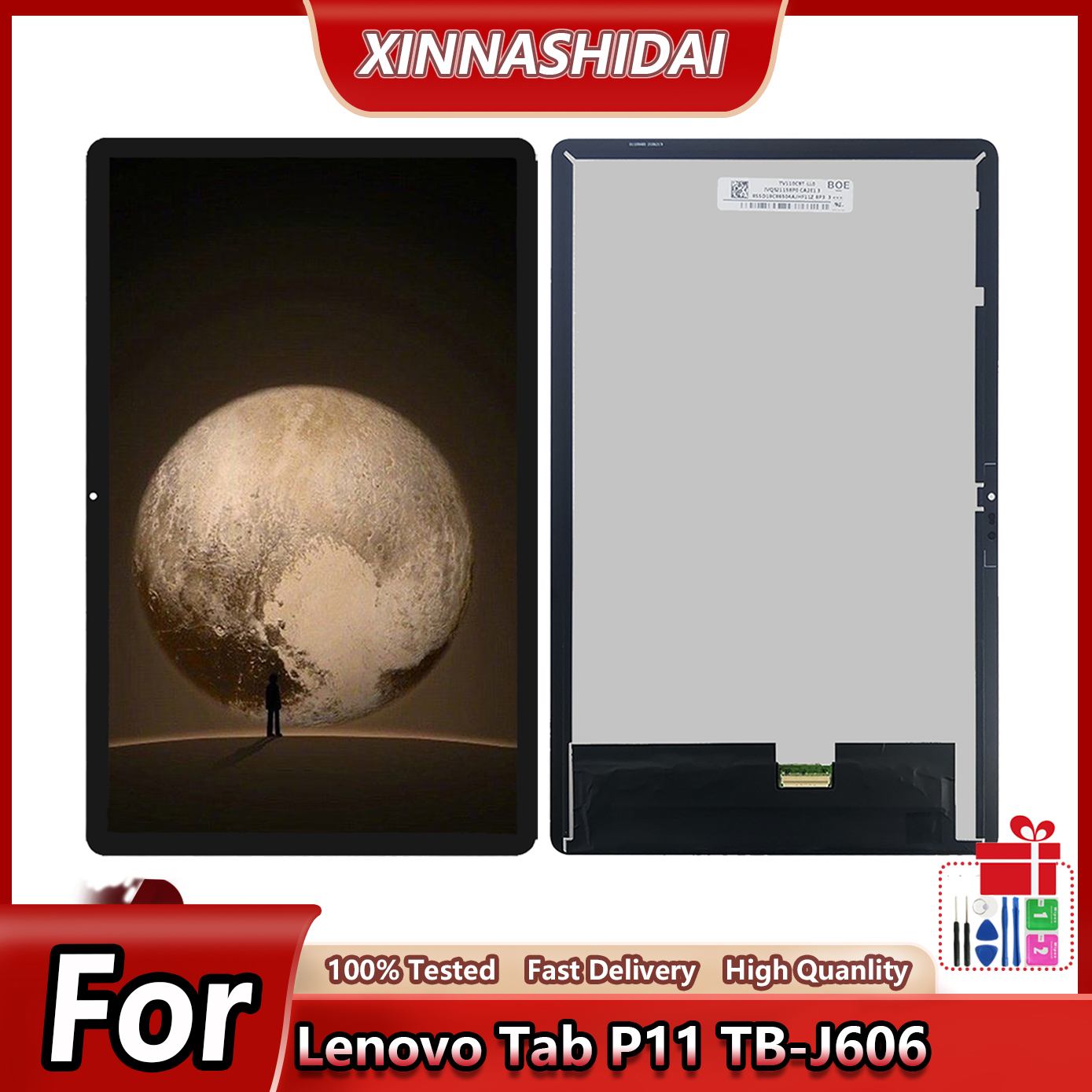 New Super Quality For Lenovo Tab P11 P11 Plus TB-J606 J606F 11"inch LCD Screen Display Touch Digitizer Assembly Complete Replace