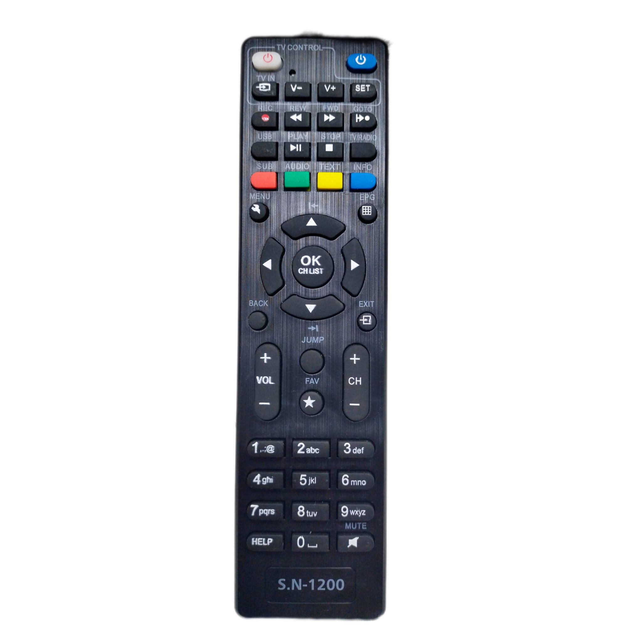 High Quality Remote Control For Receiver 1200 Model
