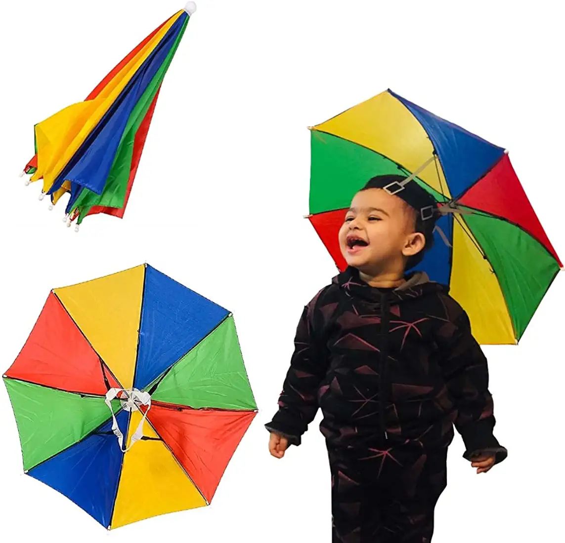 wearable umbrella hat