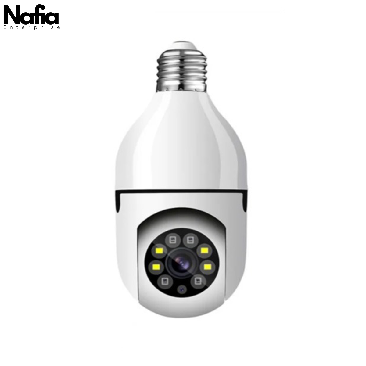 V380 PTZ HD WIFI IP Camera E27 360 Degree Rotation Night Vision - Home IP Security Camera with Two-Way Audio