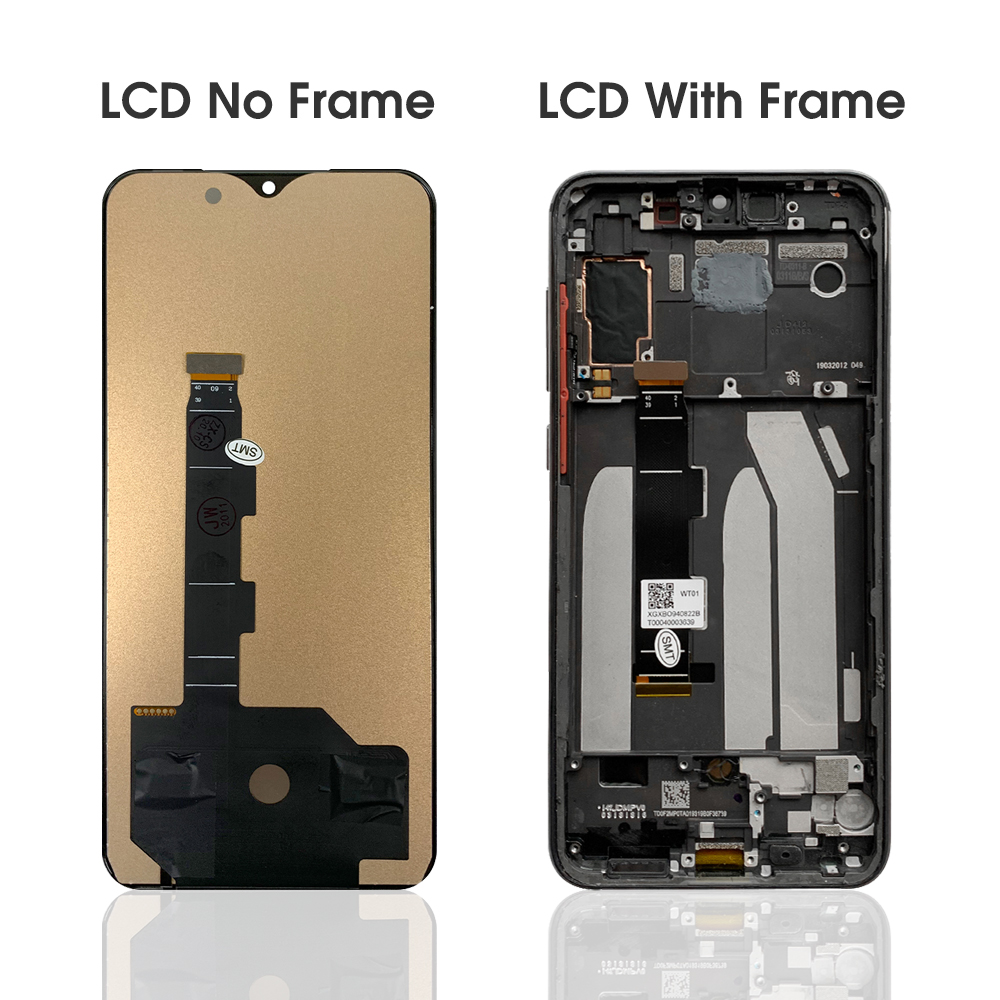 100% New Display For Xiaomi Mi 9 SE LCD Screen Replacement With Frame 10 Touch Display For Xiaomi Mi9 SE Mi 9SE M1903F2G LCD. 