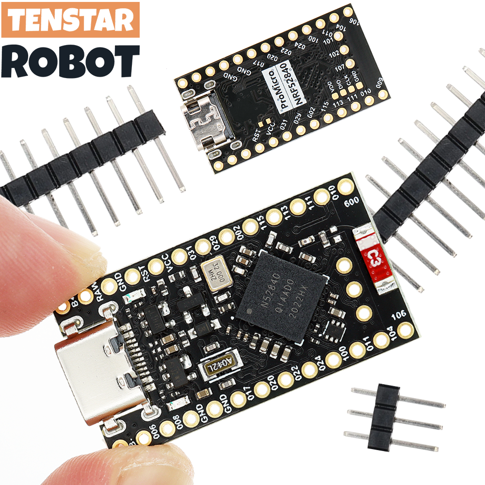 NRF52840 Development Board Compatible With Nice!Nano V2.0 Bluetooth Charging Management Pro Micro NRF52840. 