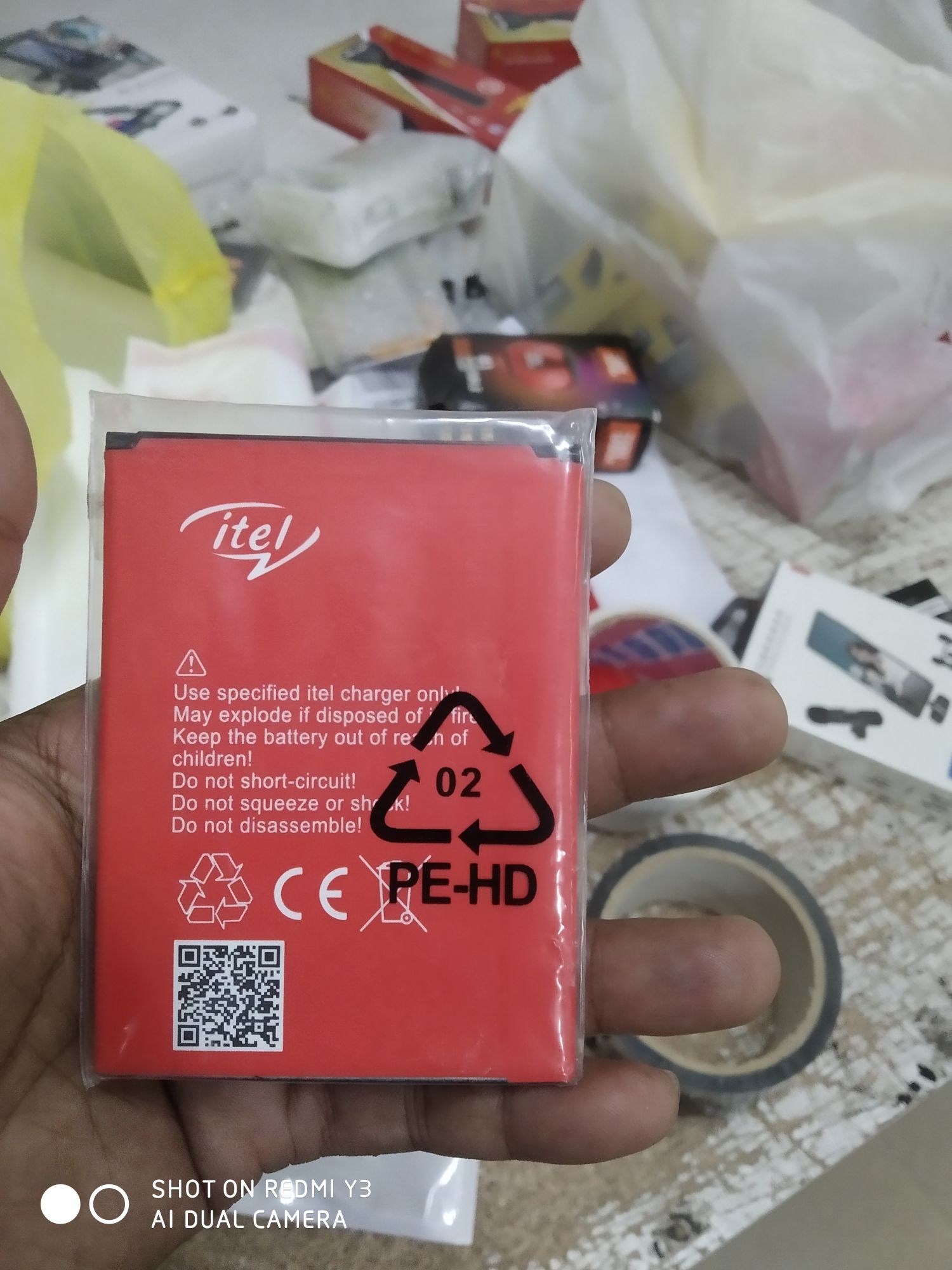Mobile Battery For itell S15 / A55 / S33 Bl29Bi 2900mah. 