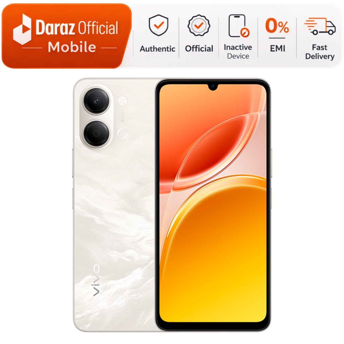 Vivo Y05 4GB/128GB | 6.74” 120Hz | 6500mAh Battery | Official