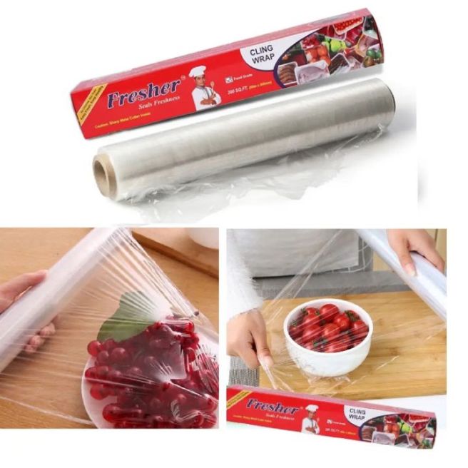 fresher wrap cling Plastic poly and tep on both sides for bread maker wooden