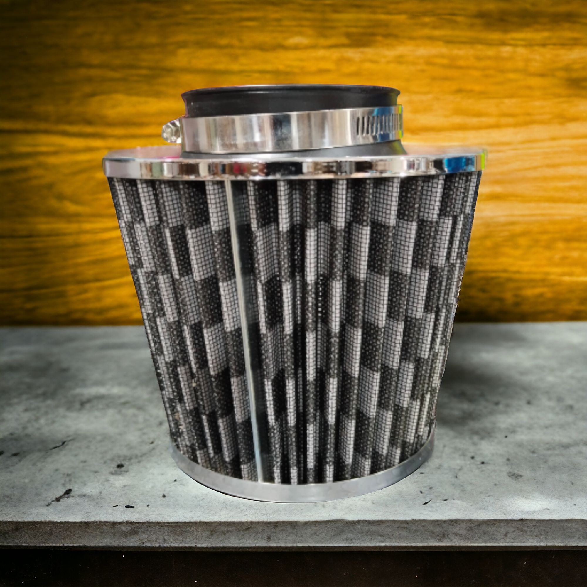Universal High Performance Red Dry Washable Air Intake Filter. 