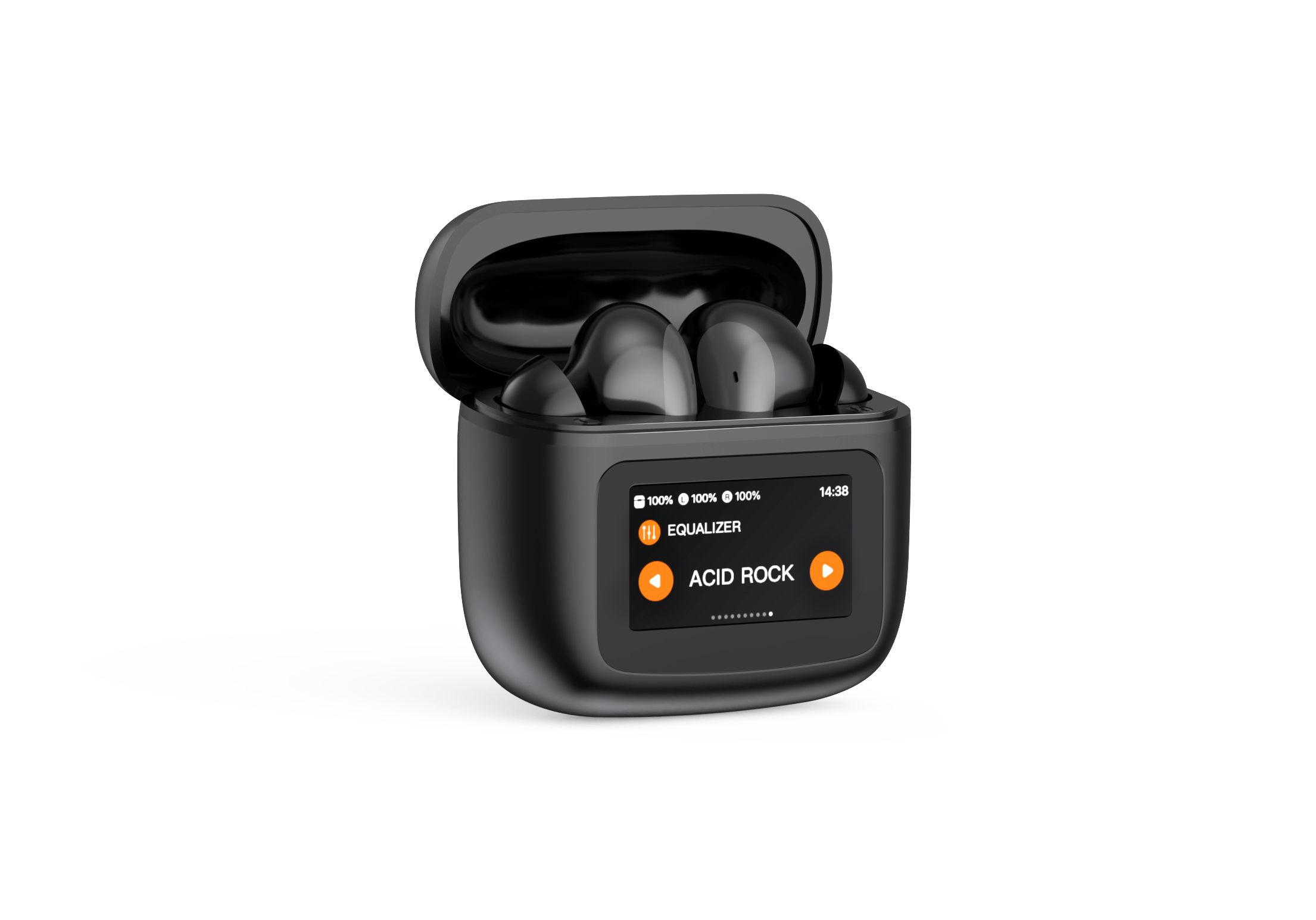 Wireless Earphones ANC Touch Screen TWS Noise Cancelling Earbuds BLUETOOTH 5.3 APP. 